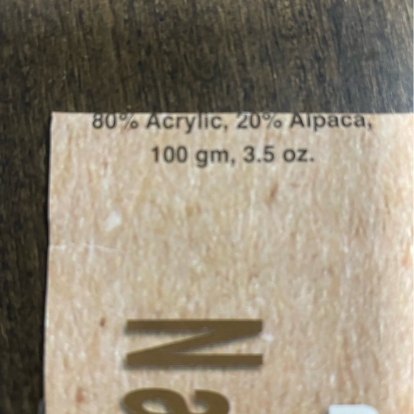 Hand-Knit Scarf (80% Acrylic, 20% Alpaca) - Picture 9 of 9